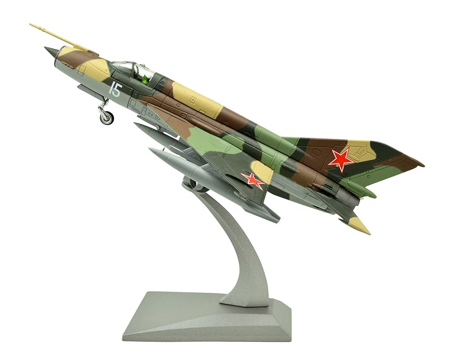 ★美品・ダイキャスト製★ MiG‑21 戦闘機モデル 組立済（約22cm） Amazon | AMER 1/72 完成品 ソ連 Soviet Air Force MIG 21 MiG